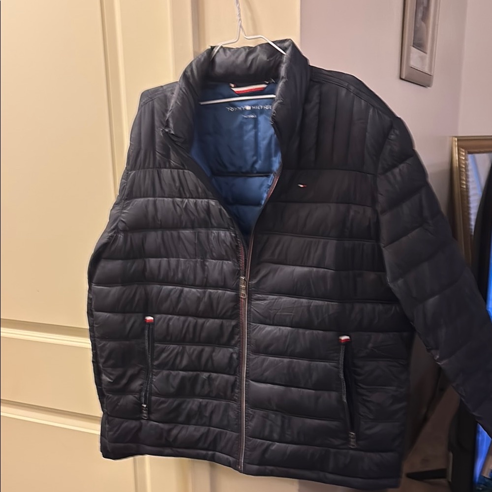 Tommy Hilfiger Black Puffer Jacket for Men